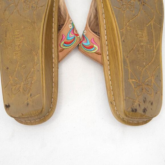 Alegria Vanessa Chrysalis Cognac Thong Sandals Size 37 US 7-7.5 - Picture 8 of 11